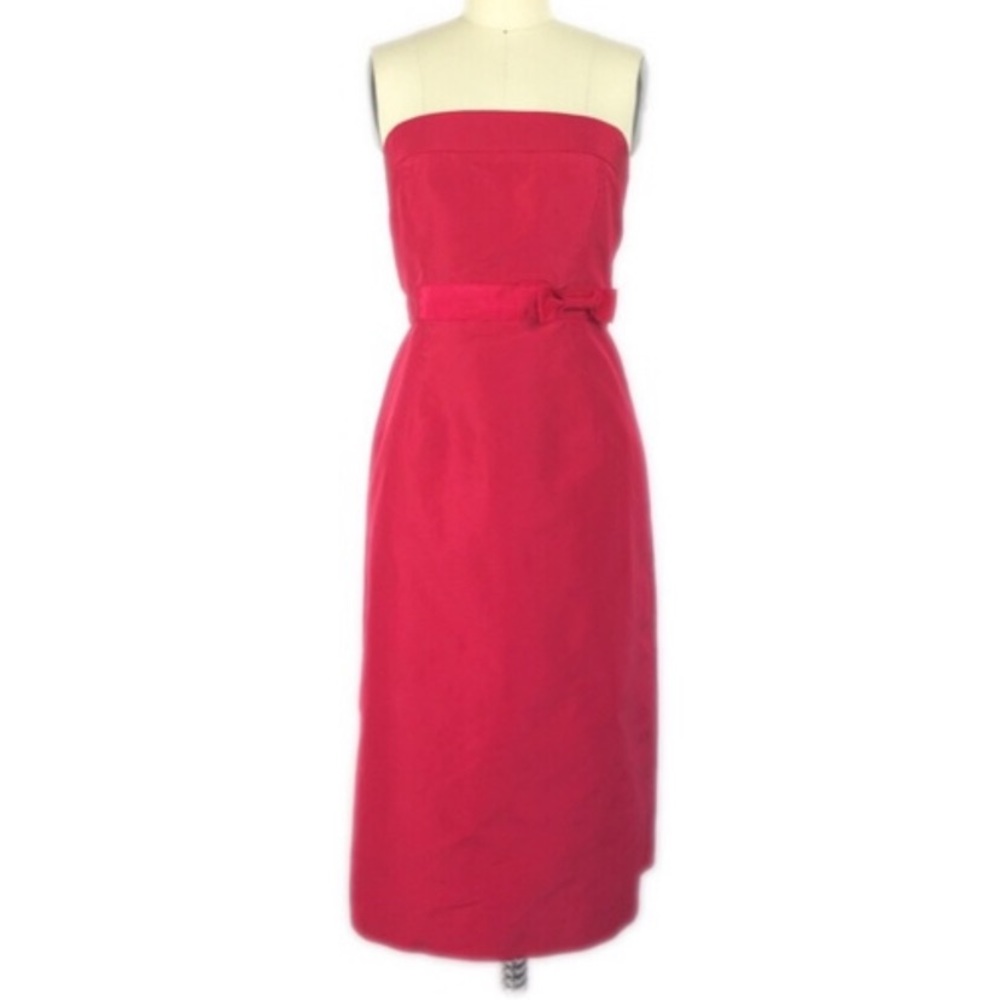 J Crew | Emma Silk Pink Faille Dress NWT 6